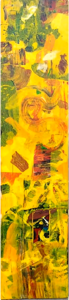 We played among the piles, 2009, 50x215cm