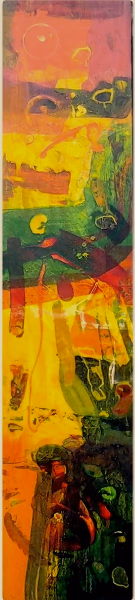 God of wind, 2008, 50x215cm