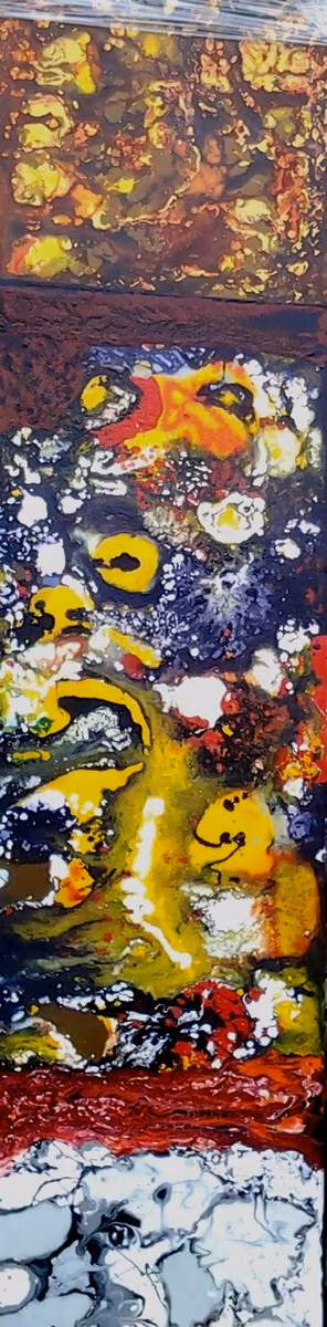 The lights of the morning, 2012, 49x215cm