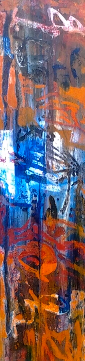 A world of silence, 2005, 50x200cm