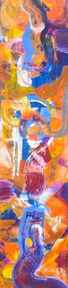 The rhythm of laughter, 2006, 50x200cm