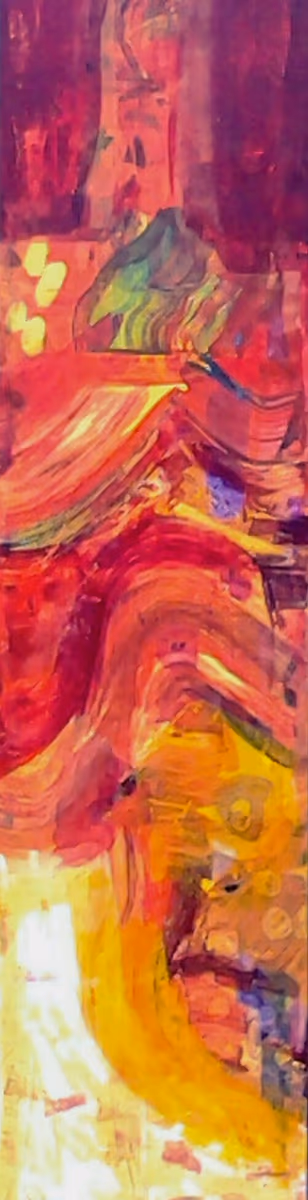 Burn the fire, 2009, 50x200cm