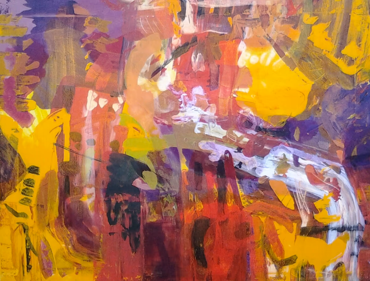 Pilgrimage route, 2008, 130x100cm