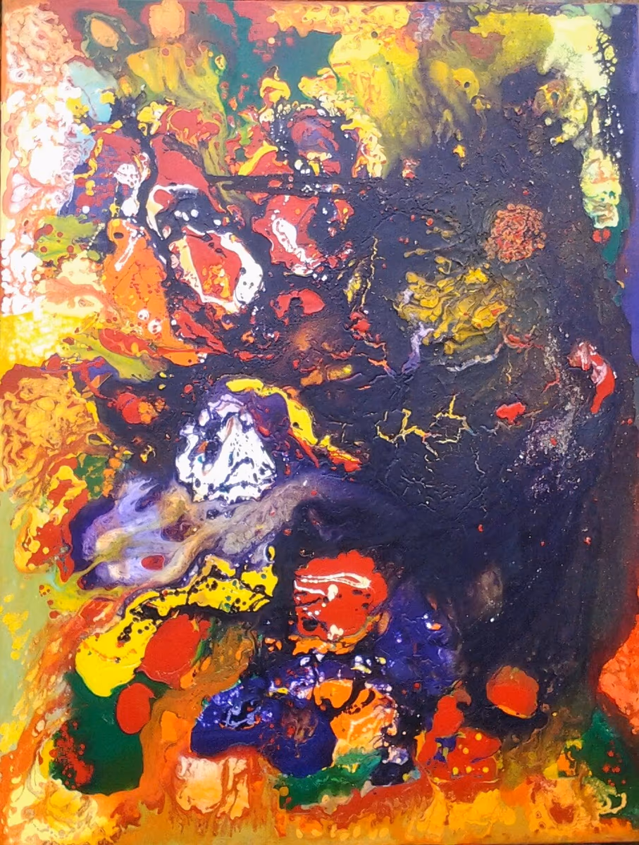 Dan wakes up, 2011, 100x130cm