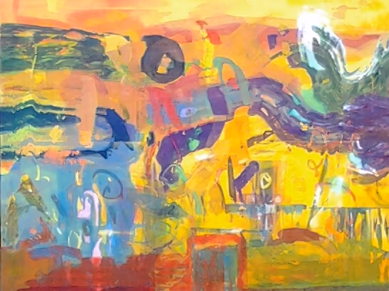 The play of the wind, 2007, 130x100cm