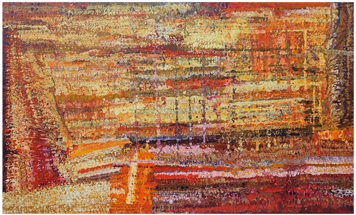 The crowd, 2016, 200x120cm