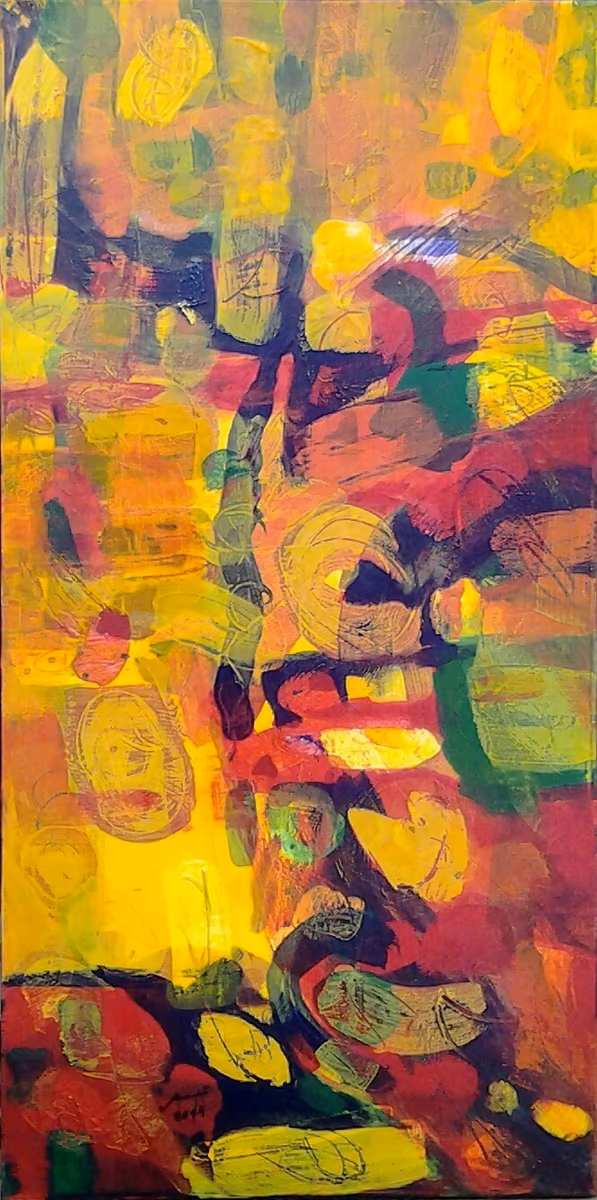 Footsteps echo, 2014, 50x100cm