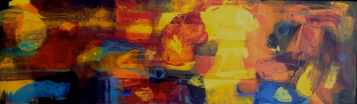 A blooming garden, 2009, 100x30cm
