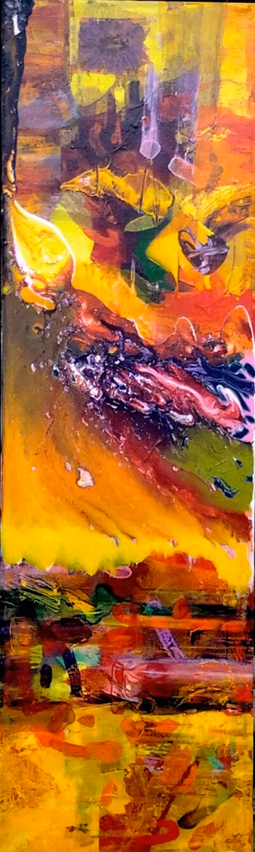 A flower on the other side, 2010, 30x100cm