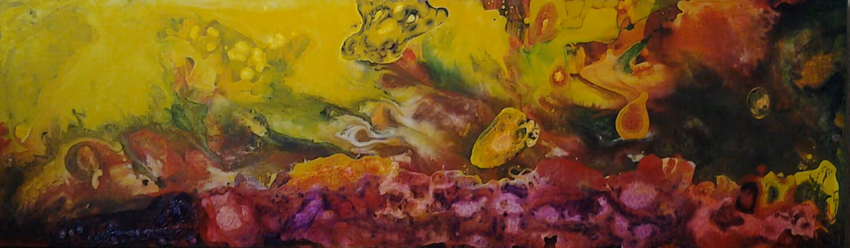 A cow, 2012, 100x30cm