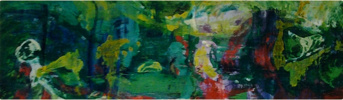 By the water, 2006, 100x30cm