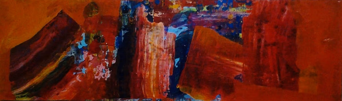 Golden autumn, 1995, 100x30cm