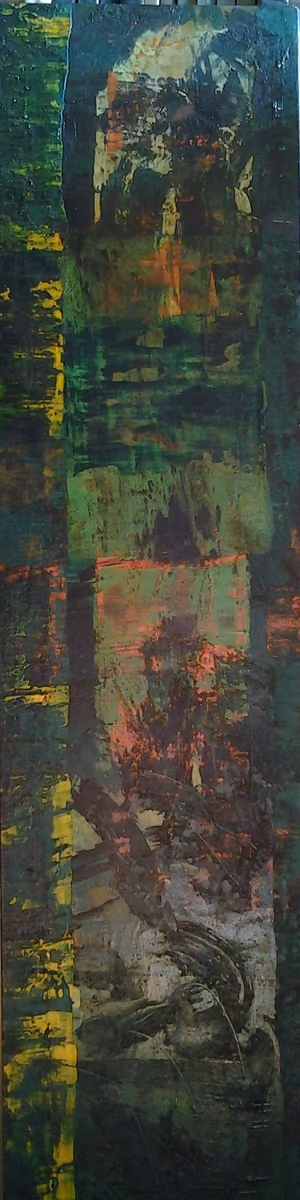 green, 2002, 120x30cm