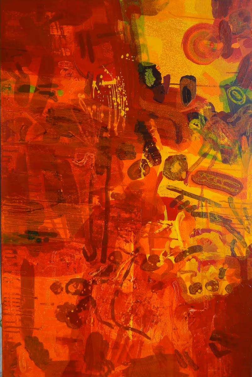 Traces of time, acrylic, canvas, 2010, 80x120cm