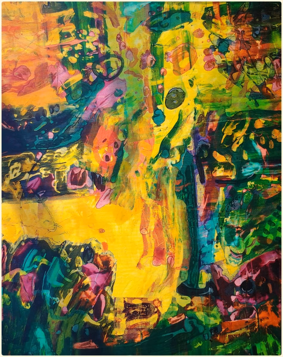 Everything is blooming, 2010, 80x100cm