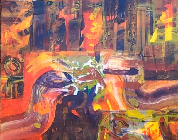 A conversation between friends, 2011, 100x80cm