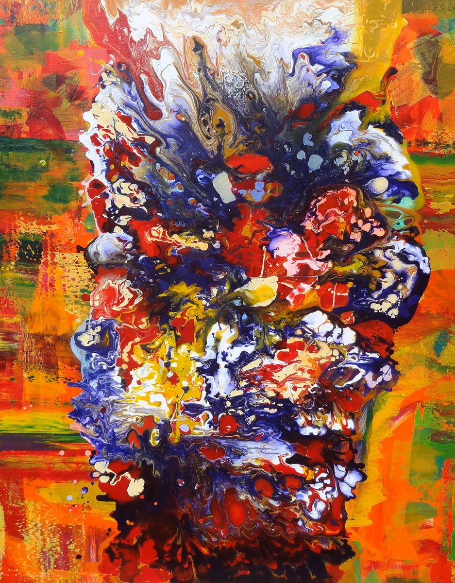 Eruption, 2012, 80x100cm
