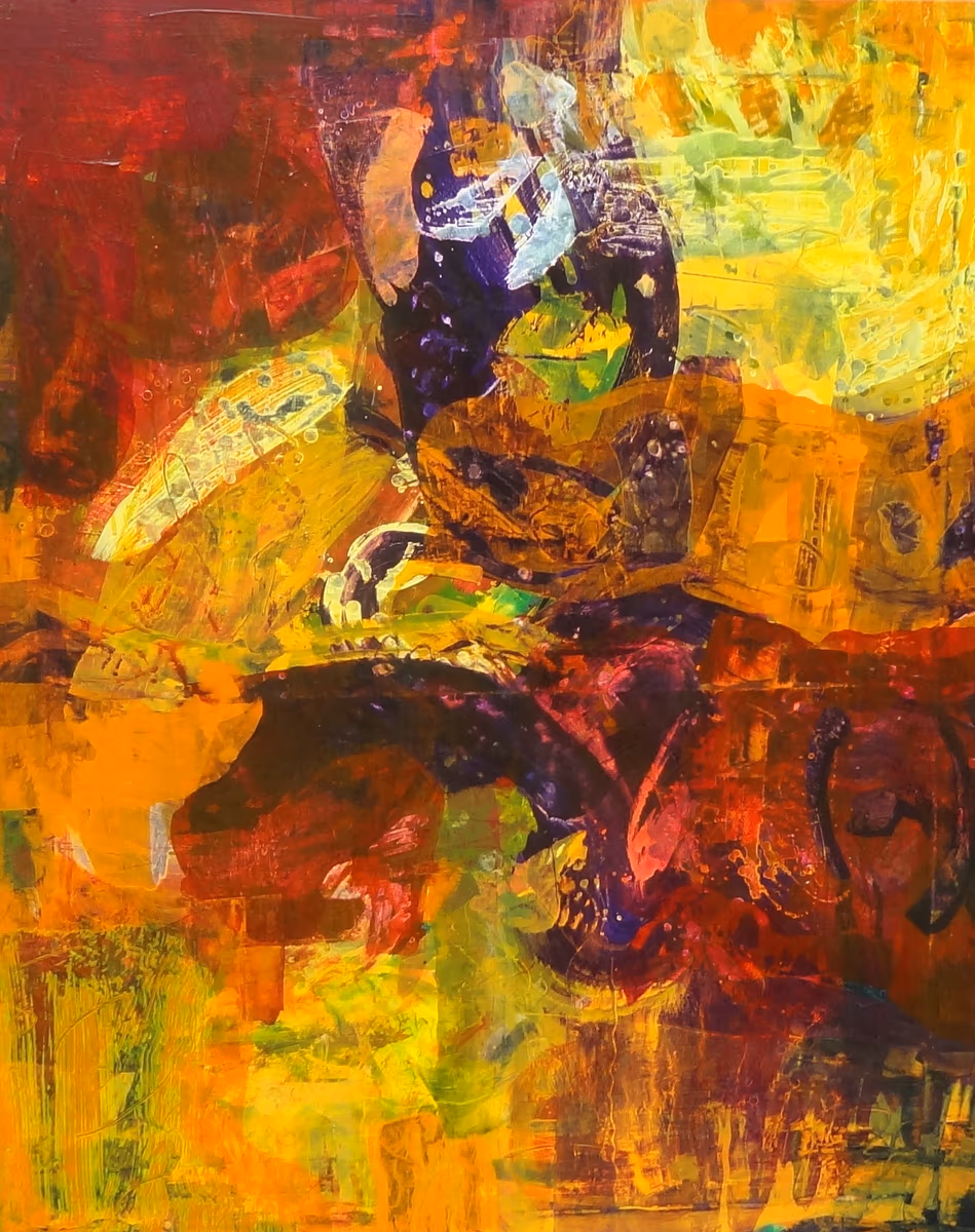 A knight on a horse, 2014, 80x100cm