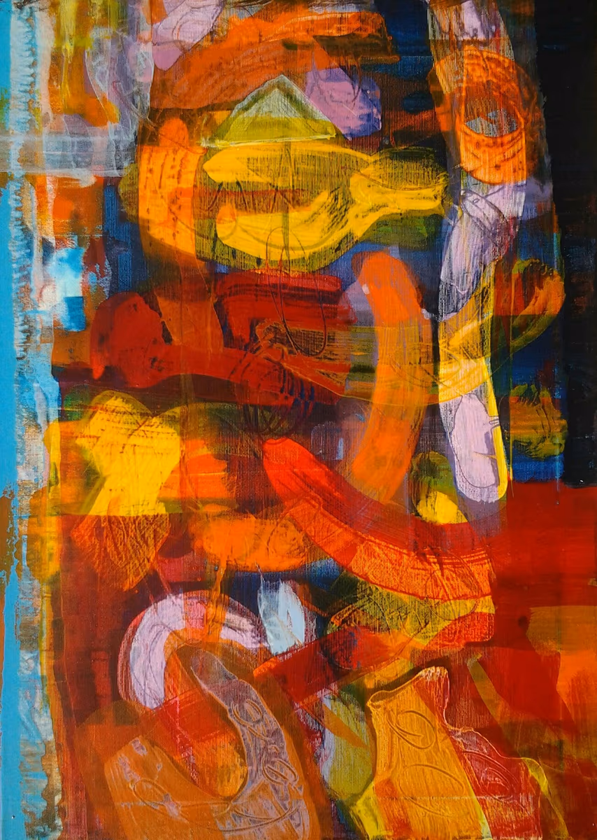 Angel on the side, 2015, 50x70cm