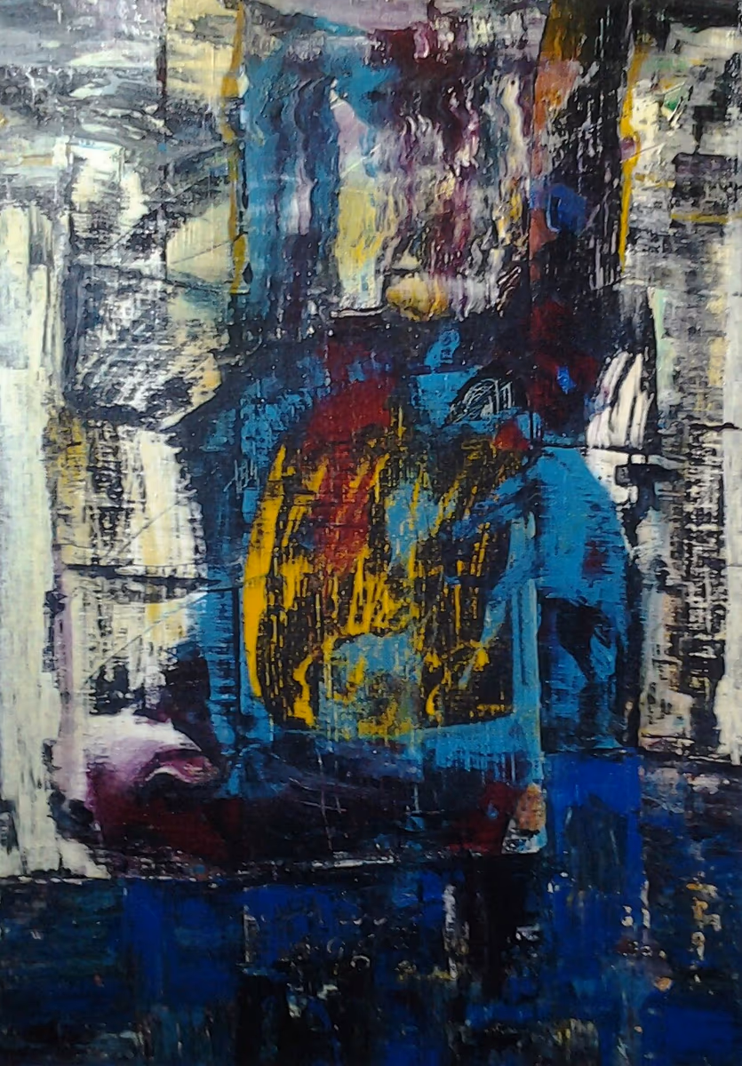 Moon, 1996, 50x70cm