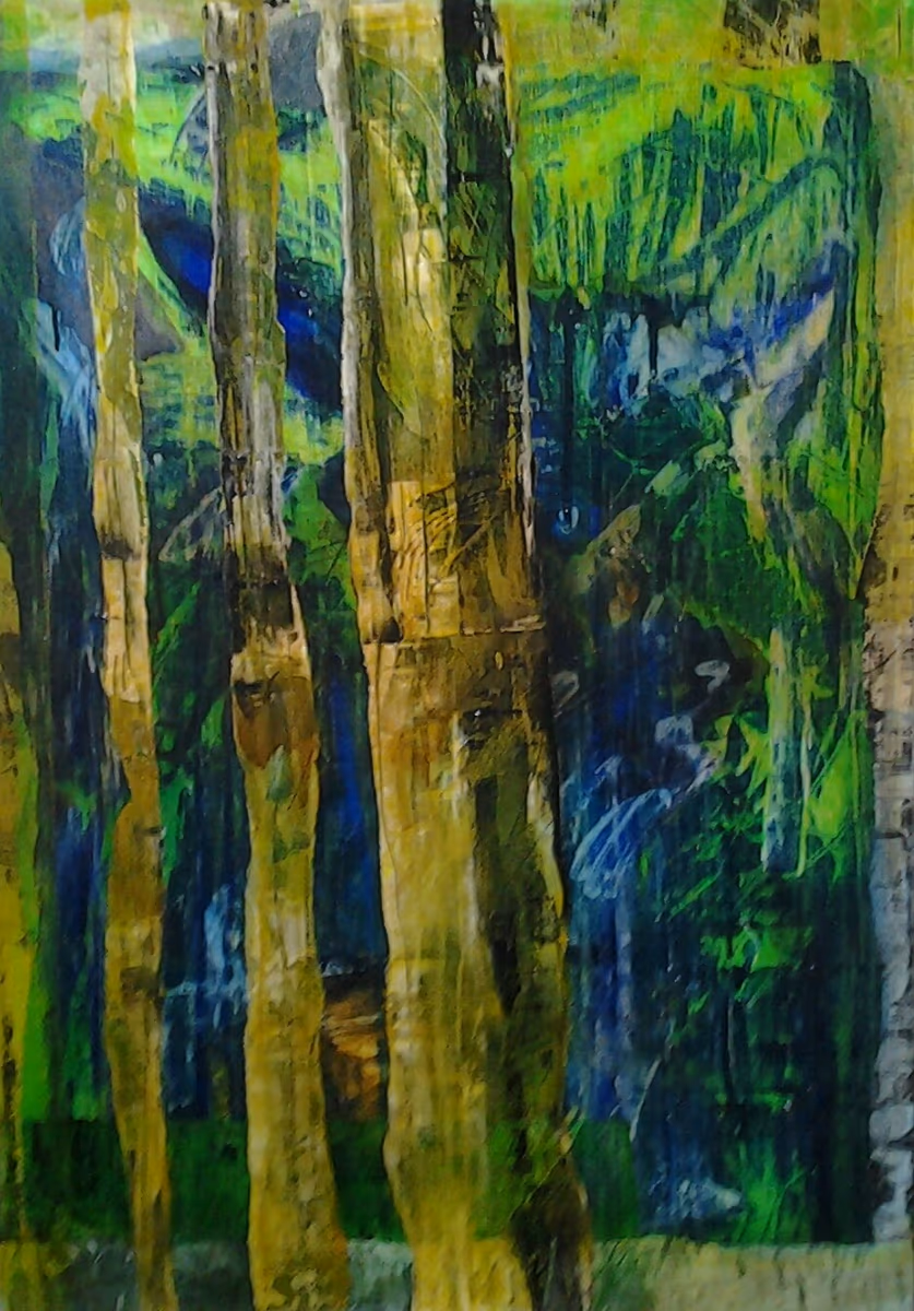Primeval forest, 1999, 50x70cm