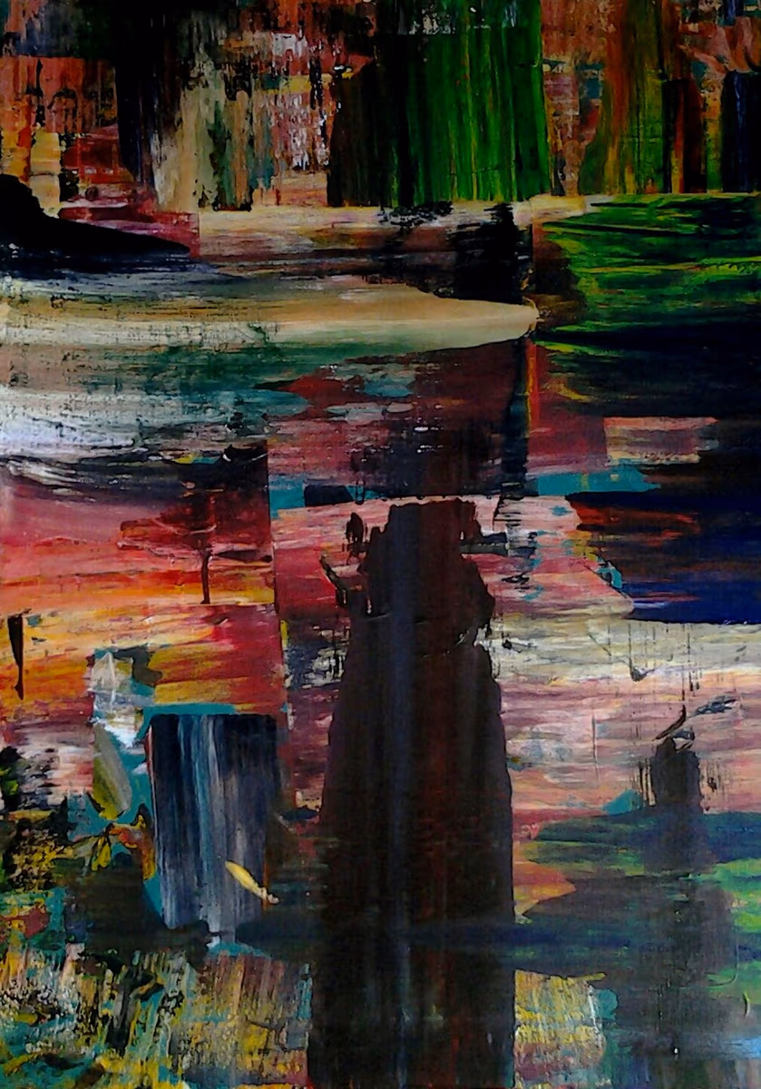 The power of the primeval forest, 2000, 50x70cm