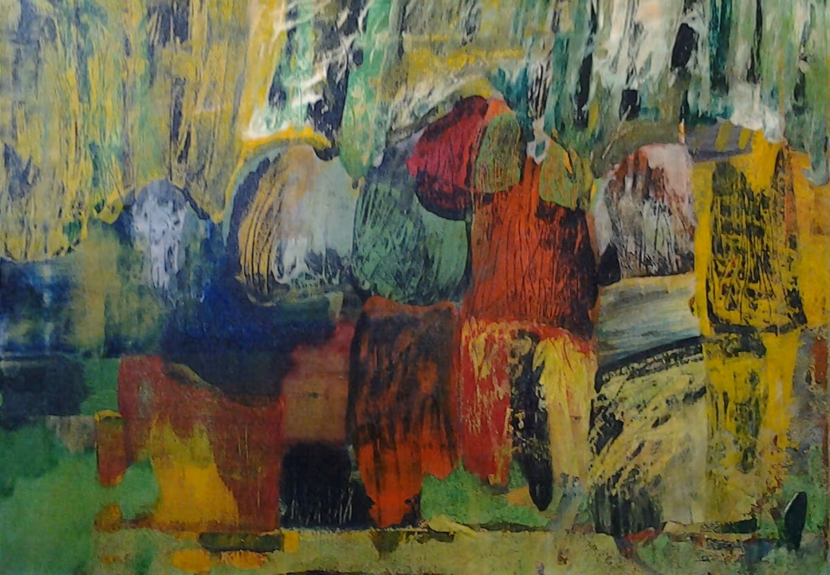 An island, 2001, 70x50cm