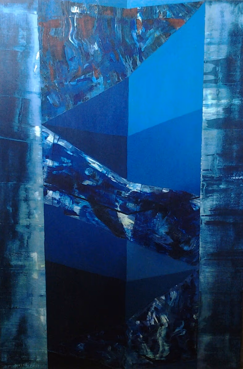 Blue diamond, 2000, 80x120cm