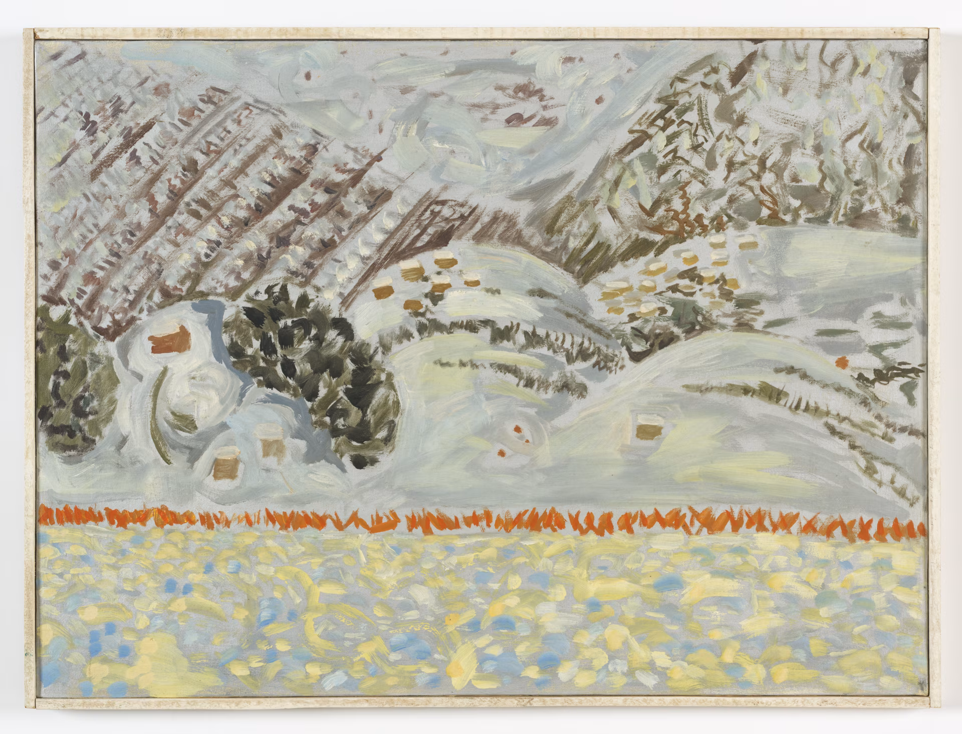 First Snow, 1987, 75x55cm